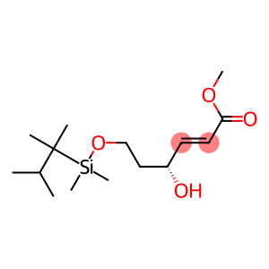 (2E,4R)-4-Hydroxy-6-[dimethyl(1,1,2-trimethylpropyl)silyloxy]-2-hexenoic acid methyl ester