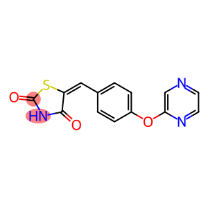 5-{(E)-[4-(2-pyrazinyloxy)phenyl]methylidene}-1,3-thiazolane-2,4-dione