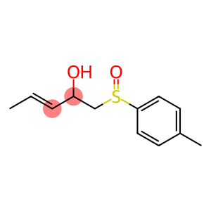 (E)-1-(p-Tolylsulfinyl)-3-penten-2-ol