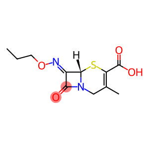 7-[(E)-Propoxyimino]-3-methylcepham-3-ene-4-carboxylic acid