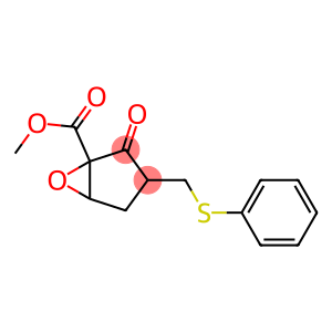 1,5-Epoxy-2-oxo-3-(phenylthiomethyl)cyclopentane-1-carboxylic acid methyl ester