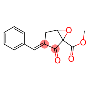 1,5-Epoxy-2-oxo-3-benzylidenecyclopentane-1-carboxylic acid methyl ester