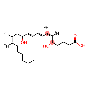 5S,12S-DIHYDROXY-6Z,8E,10E,14Z-EICOSATETRAENOIC-6,7,14,15-D4 ACID