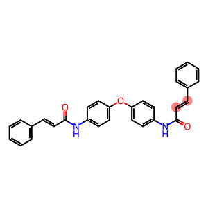 (E)-3-phenyl-N-[4-(4-{[(E)-3-phenyl-2-propenoyl]amino}phenoxy)phenyl]-2-propenamide