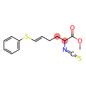 (5E)-6-Phenylthio-2-isothiocyanato-5-hexenoic acid methyl ester