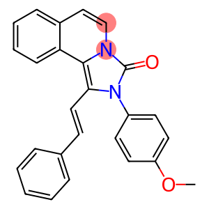 1-[(E)-2-Phenylethenyl]-2-(4-methoxyphenyl)imidazo[5,1-a]isoquinolin-3(2H)-one