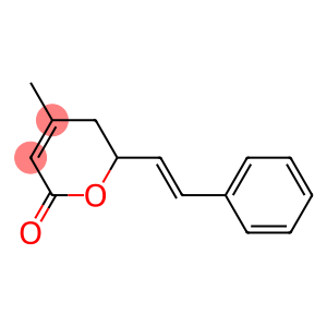 6-[(E)-2-Phenylethenyl]-4-methyl-5,6-dihydro-2H-pyran-2-one