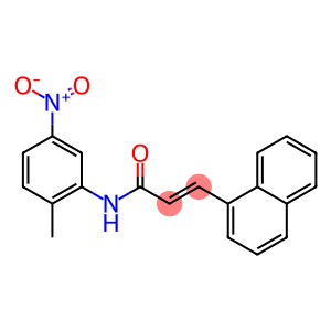 (E)-N-(2-methyl-5-nitrophenyl)-3-(1-naphthyl)-2-propenamide