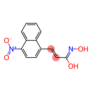 (E)-3-(4-Nitro-1-naphthalenyl)-2-propenehydroximic acid