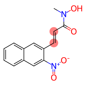 (E)-3-(3-Nitro-2-naphthalenyl)-N-methyl-2-propenehydroxamic acid