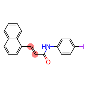 (E)-N-(4-iodophenyl)-3-(1-naphthyl)-2-propenamide