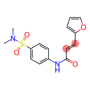 (E)-N-{4-[(dimethylamino)sulfonyl]phenyl}-3-(2-furyl)-2-propenamide