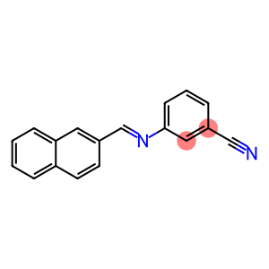 3-{[(E)-2-naphthylmethylidene]amino}benzonitrile