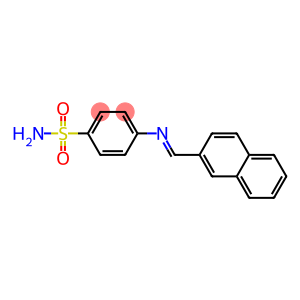 4-{[(E)-2-naphthylmethylidene]amino}benzenesulfonamide