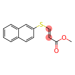 (E)-3-(2-Naphtylthio)acrylic acid methyl ester