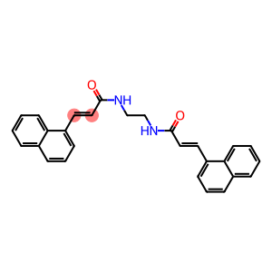 (E)-3-(1-naphthyl)-N-(2-{[(E)-3-(1-naphthyl)-2-propenoyl]amino}ethyl)-2-propenamide