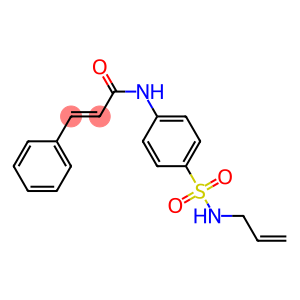 (E)-N-{4-[(allylamino)sulfonyl]phenyl}-3-phenyl-2-propenamide