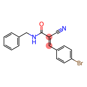 (e)-n-benzyl-3-(4-bromophenyl)-2-cyano-2-propenamide