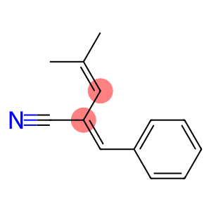 (E)-4-Methyl-2-benzylidene-3-pentenenitrile