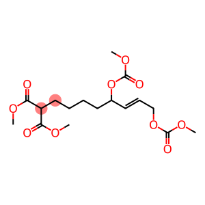 (8E)-2-Methoxycarbonyl-7,10-bis(methoxycarbonyloxy)-8-decenoic acid methyl ester