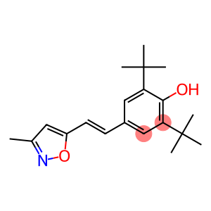 4-[(E)-2-(3-Methyl-5-isoxazolyl)ethenyl]-2,6-di-tert-butylphenol