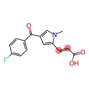 (E)-3-[1-Methyl-4-[4-fluorobenzoyl]-1H-pyrrol-2-yl]acrylic acid