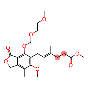 (E)-6-(4-[(2-Methoxyethoxy)methyl]oxy-6-methoxy-7-methyl-3-oxo-5-phthalanyl)-4-methyl-4-hexenoic acid methyl ester