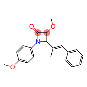 4-[(E)-1-Methyl-2-phenylethenyl]-3-methoxy-1-(4-methoxyphenyl)azetidin-2-one