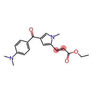 (E)-3-[1-Methyl-4-[4-dimethylaminobenzoyl]-1H-pyrrol-2-yl]acrylic acid ethyl ester