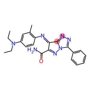 (7E)-7-[[2-Methyl-4-(diethylamino)phenyl]imino]-3-phenyl-7H-pyrazolo[5,1-c]-1,2,4-triazole-6-carboxamide