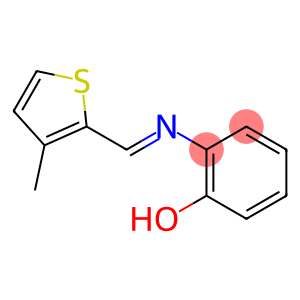 2-{[(E)-(3-methyl-2-thienyl)methylidene]amino}phenol