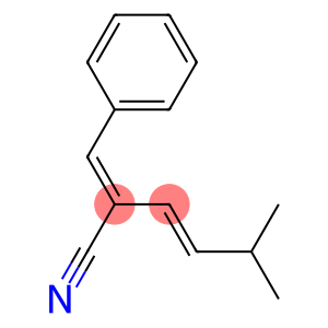 (3E)-5-Methyl-2-benzylidene-3-hexenenitrile