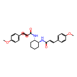 (E)-3-(4-methoxyphenyl)-N-((1S,2S)-2-{[(E)-3-(4-methoxyphenyl)-2-propenoyl]amino}cyclohexyl)-2-propenamide