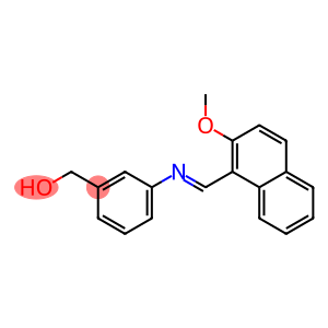 (3-{[(E)-(2-methoxy-1-naphthyl)methylidene]amino}phenyl)methanol