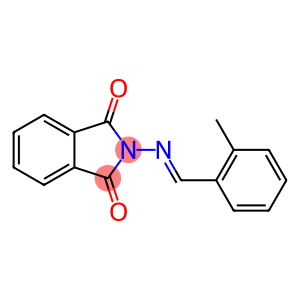 2-{[(E)-(2-methylphenyl)methylidene]amino}-1H-isoindole-1,3(2H)-dione