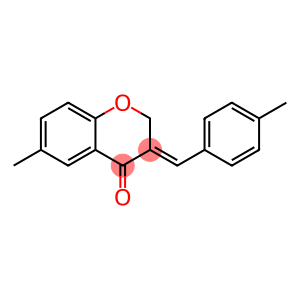 (E)-3-(4-METHYLBENZYLIDENE)-2,3-DIHYDRO-6-METHYLCHROMEN-4-ONE