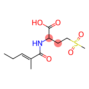 2-{[(2E)-2-methylpent-2-enoyl]amino}-4-(methylsulfonyl)butanoic acid