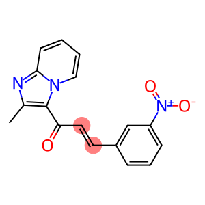 (E)-1-(2-methylimidazo[1,2-a]pyridin-3-yl)-3-(3-nitrophenyl)-2-propen-1-one