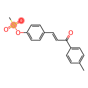 4-[(E)-3-(4-methylphenyl)-3-oxo-1-propenyl]phenyl methanesulfonate