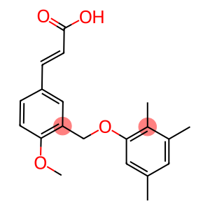 (2E)-3-(4-METHOXY-3-[(2,3,5-TRIMETHYLPHENOXY)METHYL]PHENYL)-2-PROPENOIC ACID