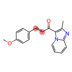 (E)-3-(4-methoxyphenyl)-1-(2-methylimidazo[1,2-a]pyridin-3-yl)-2-propen-1-one