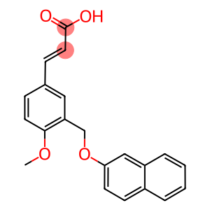 (2E)-3-(4-METHOXY-3-[(2-NAPHTHYLOXY)METHYL]PHENYL)-2-PROPENOIC ACID