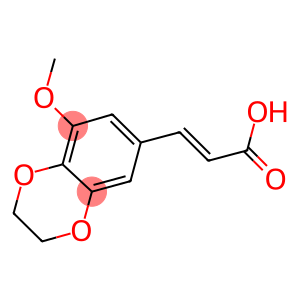 (2E)-3-(8-METHOXY-2,3-DIHYDRO-1,4-BENZODIOXIN-6-YL)ACRYLIC ACID