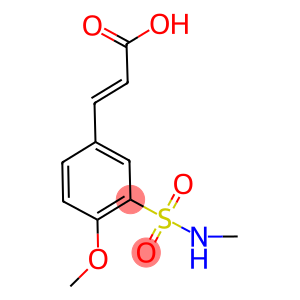 (2E)-3-[4-METHOXY-3-[(METHYLAMINO)SULFONYL]PHENYL]ACRYLIC ACID