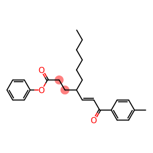 4-[(E)-3-(4-methylphenyl)-3-oxo-1-propenyl]phenyl decanoate