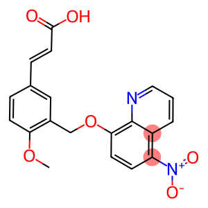 (2E)-3-(4-METHOXY-3-([(5-NITRO-8-QUINOLINYL)OXY]METHYL)PHENYL)-2-PROPENOIC ACID