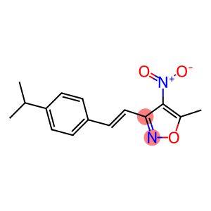 3-[(E)-2-(4-isopropylphenyl)vinyl]-5-methyl-4-nitroisoxazole