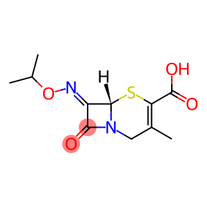 7-[(E)-(Isopropyloxy)imino]-3-methylcepham-3-ene-4-carboxylic acid