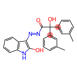 (E)-2-HYDROXY-1-((2-HYDROXY-1H-INDOL-3-YL)DIAZENYL)-2,2-DIM-TOLYLETHANONE