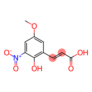 (E)-3-(2-hydroxy-5-methoxy-3-nitrophenyl)acrylic acid